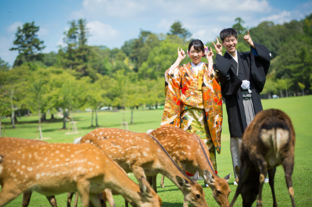 フォトウェディング・結婚式前撮り_フォトスタジオワタナベ(渡辺写真館)奈良本店_奈良市・大和郡山市・天理市_フォトウェディングロケ_ロケーション撮影1着