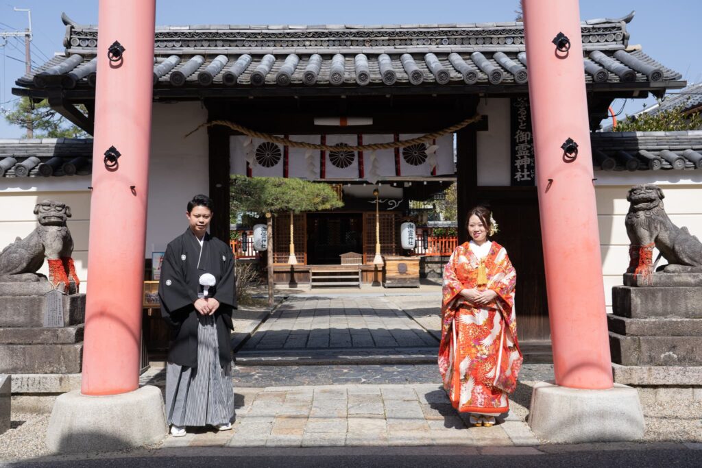 御霊神社奈良県奈良市結婚式出張撮影